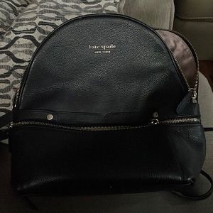 Black Kate Spade large backpack